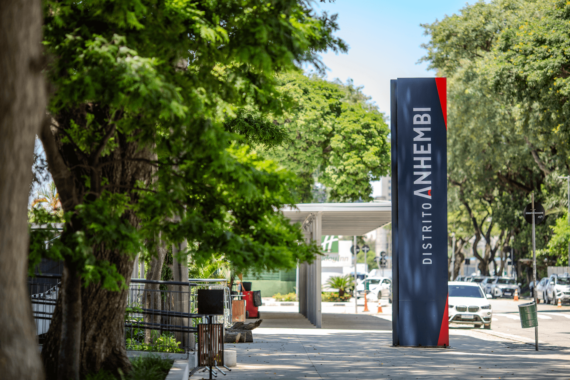 Estrutura moderna do Distrito Anhembi com mais de 10.050 m²